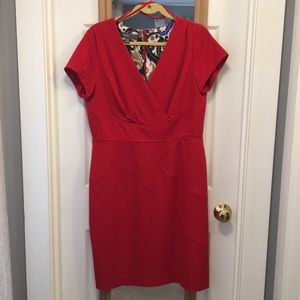 Donna Ricco New York red dress